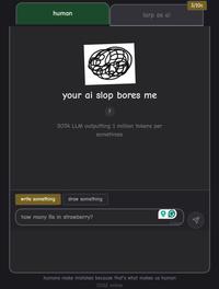 The homepage of youraislopbores.me.