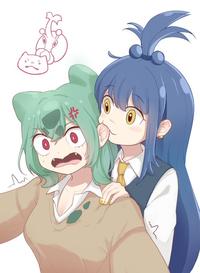 A piece of Gyaru Bulbasaur fan art. It was created by owlsoda.