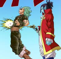 "Elec Shooting Granolah In The Back" Meme Template