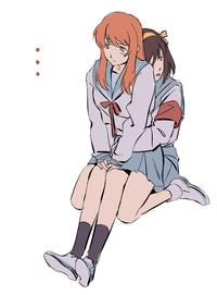 Haruhi & Mikuru by masha