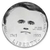 JILAFERSO WOHL DEMOCRACY 1743 IN GOD WE TRUST 1993 LIBERTY TJF