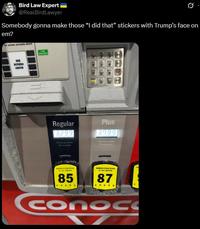 Bird Law Expert @RealBirdLawyer Somebody gonna make those "I did that" stickers with Trump's face on em? SEE SCREEN ABOVE Ca CLEAR ENTER Regular 3.299 Plus 3.199 (Tax included) 85 87 PRESS conoc
