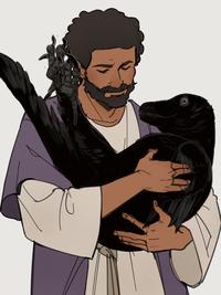 Jesus and his dinosaur 
