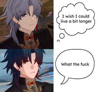 I wish I could live a bit longer What the f---