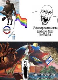Universal Health Care COVID-19 10ml VACCINE You expect me to believe this B-------! Mmmm religious psychosis