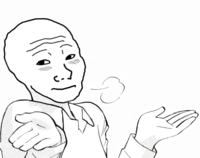 Wojak Shrug 2