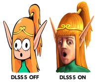 00 DLSS 5 OFF DLSS 5 ON
