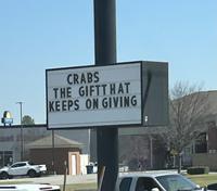 CRABS THE GIFTT HAT KEEPS ON GIVING