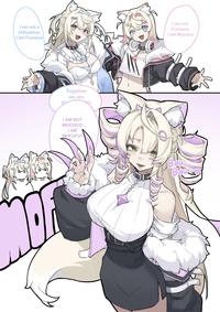 I am not a chihuahua, I am Fuwawa I am not Fuwawa, I am Mococo Together FL we are I AM NOT MOCOCO, I AM MOFUFU!! Bauz