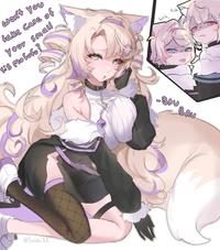 Won't you take care of Your small sis Molulu? @Sobb:11 bleh, tch -BAU BAU