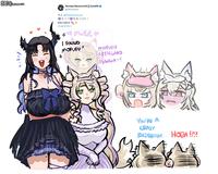 @BlaParky @mk36qy2vUS.DNFX Nerissa Ravencroft & holoEN @nerissa_en ねえ @fuwamoco_en モフフを見つけた! BAU BAU!* 게시물 번역하기 Mofufu I FOUND MOFUFU!! MOFUFU ABYSSGARD DESUWA-! YOU'RE A CRAZY BIRDBRAIN... HOEN!?!?