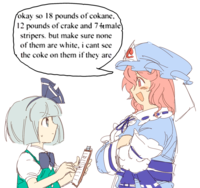 okay so 18 pounds of cokane, 12 pounds of crake and 7 female) stripers, but make sure none of them are white, i cant see the coke on them if they are kys