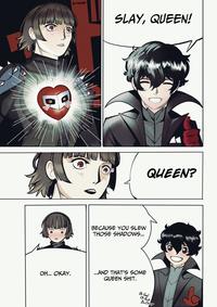 B-THUMP OH... OKAY. SLAY, QUEEN! BECAUSE YOU SLEW THOSE SHADOWS... QUEEN? ...AND THAT'S SOME QUEEN S---. Oh God Oh F--- I'm Corny