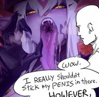 wow. I REALLY shouldn't Stick my PENIS in there. HOWEVER,
