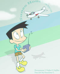 Hone aw oa Sune Fujio F. Fujiko Doraemon Fan Art by Susanna C.