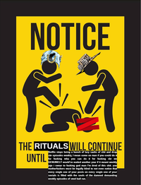 NOTICE THE RITUALS WILL CONTINUE UNTIL Netflix stops being a bunch of lazy sacks of s--- and drop sbr episodes weekly, I mean come on man if you could do it for f------ mha you can do it for f------ sbr we GENUINELY would've waited another year if it meant weekly jojo i swear to f------ god man I'm tired of this s---. you m------------ must be legally blind to not even notice that every single one of your posts on every single one of your socials is filled with the souls of the damned demanding weekly episodes of steel ball run.