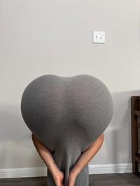 grey dress heart