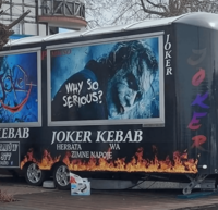 MI SO EBAB AMÓW 977 Ooke f WHY SO SERIOUS? JOKER KEBAB HERBATA ZIMNE NAPOJE WA KER SA O
