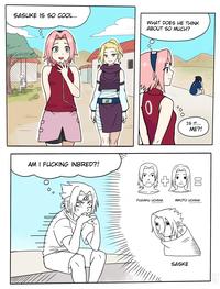 SASUKE IS SO COOL.. WHAT DOES HE THINK ABOUT SO MUCH? AM I F------ INBRED?! % G "N IS IT... ME?! ☐ ☐ FUGAKU UCHIHA MIKOTO UCHIHA SASKE 110110W