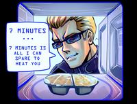 7 MINUTES 7 MINUTES IS ALL I CAN SPARE TO HEAT YOU a 77