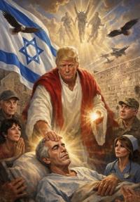 More accurate image of Trump as Jesus 