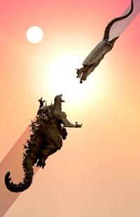 Godzilla vs gravity anguirus 