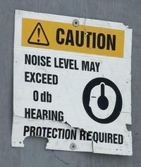A CAUTION NOISE LEVEL MAY EXCEED Odb HEARING 0 PROTECTION REQUIRED