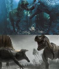 Spinosaurus vs Trex