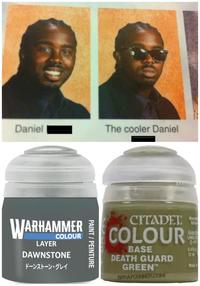 Daniel AAAAA WARHAMMER LAYER COLOUR DAWNSTONE ドーンストーン・グレイ The cooler Daniel PAINT/PEINTURE Lower L CITADEL COLOUR BASE DEATH GUARD GREENTH SPRAY GUNNER.COM 8.4 12 Made