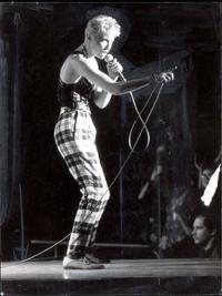 Annie Lennox Of The Eurythmics On Stage During Concert In Groningen Holland, 1984