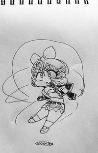 lil scarlet doodle fo today