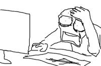 Stock computer reaction image