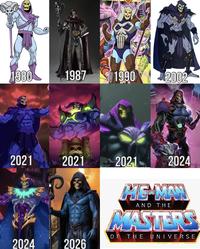 1980 1987 1990 2002 2021 2021 2021 2024 2024 2026 HE-MAX AND THE MASTERS OF THE UNIVERSE