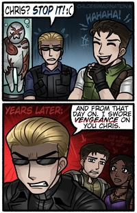 CHRIS? STOP IT!:( CHLOESIMAGINATION HAHAHA! YEARS LATER: AND FROM THAT DAY ON. I SWORE VENGEANCE ON YOU CHRIS. EVEN THEY WERE WEIRDED TF OUT.. 刚