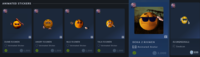 Steam Marketplace featuring 'Joe / Rjumen' assets for sale using Steam points from purchases on the platform.