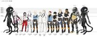A3‡乜ニ夕夕一对比表 200cm 190cm 180cm 170cm 160cm 130cm エイリアン 200cm 製艹(25歲) 165cm しイ>(4歳)‡刂工(26歲) 135m 163cm 力儿口ㄡ(26歲) 180cm ニ少下(28歲) 180cm フェバンクス (20歲位) 167cm (38歲) 工口(24歲) 170cm 于少才(23歲) 167cm 八ク(47歲) 190cm 180cm 力亻儿(36歲) 192cm 儿一 エイリアン 200cm