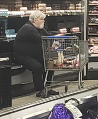 Of all the places to sit