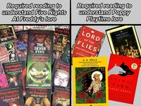 Required reading to understand Five Nights At Freddy's lore Froidy F Freddy's COLORING BOOK ights at Freddy Five Nights at Freddy THE OFFIONE Five Nig Nights at Freddy THE TWISTED ONES THE SILVER FYFS THE FOURTH CLOSET Required reading to understand Poppy Playtime lore SCOTY CAUTH Five Nights at Reddy's FAZBEAR FRIGHTS FELIX THE SHARK Five Nigh at Freddy FAZBEAR FRIGHTS CLINITY PREACH LES Five Nights at Freddy's FAZBEAR FRIGHTS PRANKSTER LORD OF THE FLIES WILLIAM GOLDING INTROD STEPHEN KIN TRODUCTION BY H. G. WELLS THE ISLAND OF DOCTOR MOREAU PENGUIN CLASSICS MARY SHELLEY FRANKENSTEIN 75 TH ANNIVERSARY AUTHOR ZED EDITION THE ORWELL ESTATE ANIMAL FARM GEORGE ORWELL INCLUDES A FOREWORD BY ND ANN PATCHETT A NEW TEA INTRODUCTION BY OBREHT Five Nights at Freddy's FAZBEAR FRIGHTS STEP CLOSER COOP SCOTT CAWTHON ELLEY COOPER ANDREA WASGOVER Five Nights at Freddy's FAZBEAR FRIGHTS CA Five Nig Fat Fredo FAZBEAR FRIGE INTO THE PIT