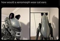 how would a xenomorph wear cat ears