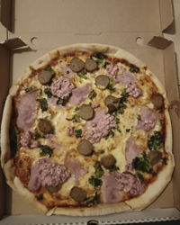 Christmas pizza