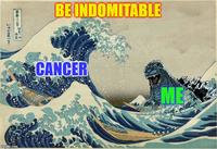 + imgflip.com BE-INDOMITABLE CANCER ME