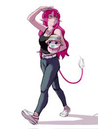 Chibimom and baby gremlin