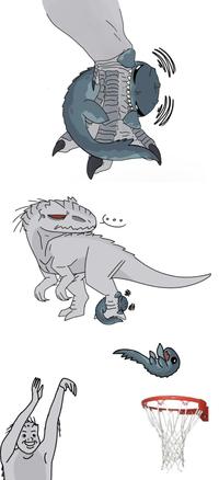 Mini mosasaurus 