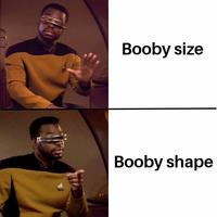 Booby size Booby shape
