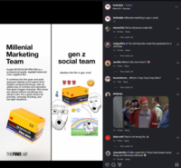 FIND FIND thefindlab ⚫ Follow Miami XO • Bazooka thefindlab millennial marketing vs gen z social 5d gen z social team Millenial Marketing Team Kodak EKTACOLOR PRO 800 is a professional-grade, daylight-balanced color negative film. It combines the fine grain and wide exposure latitude you'd expect from Kodak's professional lineup, with an added pop of contrast and saturation that gives images character. Skin tones are natural without sacrificing rich, vibrant color. It's a great choice for portraits, everyday shooting, and low-light situations. deadass this film is gas, trust! EXTACOLOR PRO 400 KODAK EKTACOLOR COLOR NEGATIVE FILM PRO 400 tetonia1102 Did an old person make this 5d 84 likes Reply View replies (6) indyjoyfilms The old head who made this graduated hs in 2018 btw 5d 30 likes Reply View replies (2) avecfilm Where's the Gen X love?? → 5d 9 likes Reply View replies (4) bunsenberner Where's Tung Tung Tung Sahur? 5d 1 like Reply View replies (1) 195 jakejpegs 1135 36... KODAK EKTACOLOR COLOR NEGATIVE FILM PROFESSIONAL PRO 800 THEFINDLAB PROM music BAND Cityty 5d 11 likes Reply balan.wrld They're not wrong tho 5d 4 likes Reply View replies (1) shotcallerfilm ❤ Who made this?? Those hand drawn meme things are Extremely millennial 5d 20 likes Reply от Σ 3