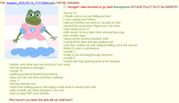 File: imagem 2026-05-14_173135844.png (190 KB, 640x640) ☐ thought i was doomed to go bald Anonymous 05/14/26(Thu)17:54:37 No.84568761 >be me 22 >i finally notice my hair falling out bad >i was coping hard before >dad and brother are bald so I accept my fate >around the same time I figure out I am trans >start doing hrt at 23 >fully expect to be a bald chick and just buy wigs >few months pass >doing all the normal transition stuff >crying all the time and skin getting soft >one day I realize my hair stopped falling out in the shower >think it is just a coincidence >month 5 >scalp is not showing through anymore >month 8 >actual new hair growing back at the temples >barber asks what new hair products I am using >tfw the product is estrogen >month 10 >getting gendered female from behind >grow my hair out more and learn makeup >year 1 >full time female now >went from making peace with being a bald dude to having thick hair >girls actually ask what shampoo I use now >had no idea HRT even did this Why haven't you taken the pink pill yet, bald bros?