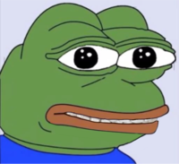 Pepe teeth showing