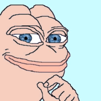 White blue eyes smug frog