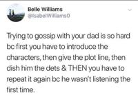They never listen