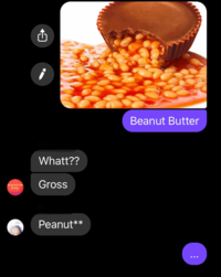 we gonna die young uhhhhhh dekar Whatt?? Gross Im Peanut** Beanut Butter